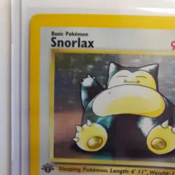 Snorlax 11/64 1st Edition Holo Rare Jungle Pokemon TCG Trading Card WOTC 1999 - Image 3