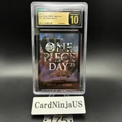 CGC PRISTINE 10 ONE PIECE DAY'25 10 DON !! Card Promo Premium Card Collection - Image 1