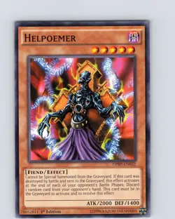 Yu-Gi-Oh TCG Helpoemer DPRP-EN032 1st Edition Regular Common Card NM - Image 1
