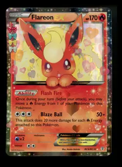 Flareon EX RC6/RC32 Generations 2016 Radiant Collection Pokemon Card TCG - Image 1