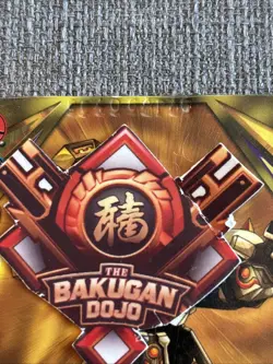 Bakugan Gundalian Invaders Golden Spear 🥇 Gold Gate Card 9/48b Serial Coredem - Image 3