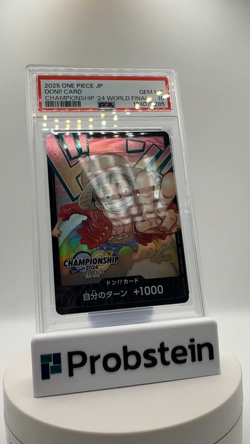 2025 One Piece Japanese Championship '24 World Final Don!! Card PSA 10 - Image 2