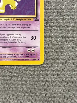 Pokemon TCG Hypno Fossil Card 23/62 Unlimited Regular Non-Holo Rare LP Condition - Image 2