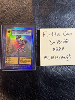 Digimon - MetalEtemon Holo Card BO-27 Mega Level 1999 Bandai - Image 1