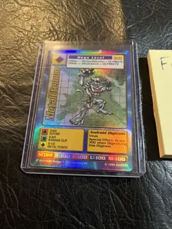 Digimon - MetalEtemon Holo Card BO-27 Mega Level 1999 Bandai - Image 4