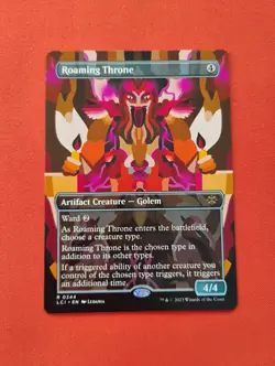 Roaming Throne (Borderless) The Lost Caverns of Ixalan Regular - Image 1