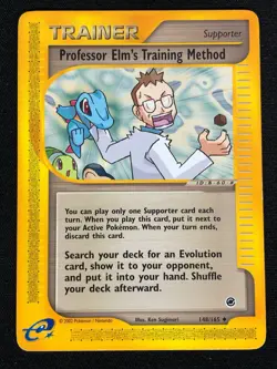 Pokemon Professor Elm's training Method 148/165 Common (LP) - Image 1