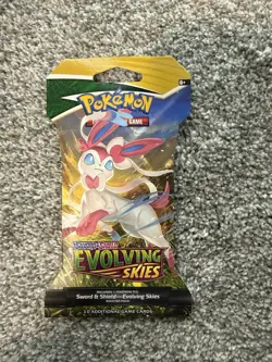 Pokemon TCG Evolving Skies Sylveon Booster Pack Art Factory Sealed New - Image 1