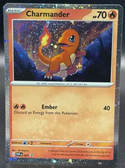 Charmander Cosmos Holo Black Star Promo - SVP047 - Scarlet & Violet Pokemon NM - Image 3