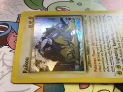 Pokemon TCG Raikou Neo Revelation 13/64 Holo Rare LP/NM - Image 3