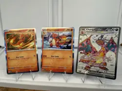 Charizard Ex Promo 056 Charmander 026 Charmeleon 027 Premium Collection Pokemon - Image 1