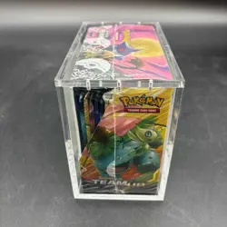 Pokemon TCG Sun & Moon Team Up Booster Box Sealed w/ Acrylic Case - Image 4