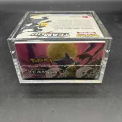 Pokemon TCG Sun & Moon Team Up Booster Box Sealed w/ Acrylic Case - Image 5