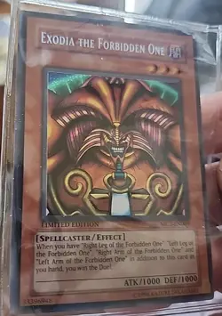Yu-Gi-Oh! 1996 Exodia the Forbidden One, EN001 Limited Edition - Image 1