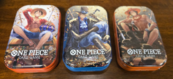 One Piece Card Game Mini-Tin Pack Set Vol.2 New Sealed.Includes Ace, Sabo, Luffy - Image 1