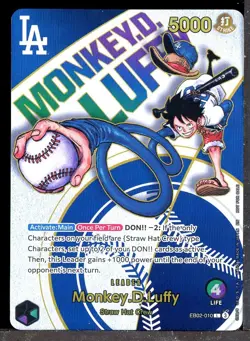 One Piece EB02-010 EN Dodgers X One Piece Night Monkey D. Luffy - Image 1