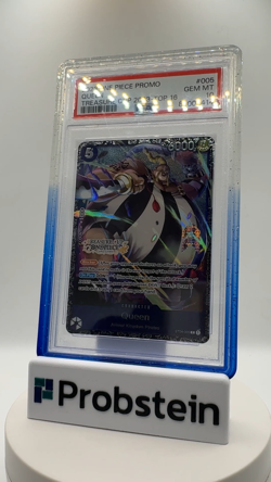 2023 One Piece Promo Treasure Cup 2023 Top 16 #005 Queen PSA 10 GEM MINT - Image 2