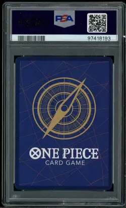 #2 2024 One Piece OP08 Manga Alternate Art #118 Silvers Rayleigh PSA 10 GEM MINT - Image 3