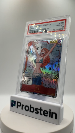 2024 One Piece PRB01 JP Manga Alternate Art #016 Nami PSA 10 GEM MINT - Image 2