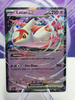 Latias ex 076/191 - Pokemon Surging Sparks Ultra Rare Card NM - Image 1