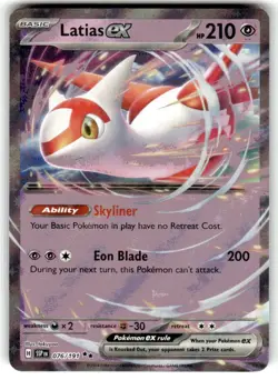 Latias ex 076/191 - Pokemon Surging Sparks Ultra Rare Card NM - Image 1