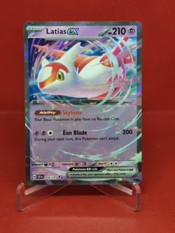 Pokemon TCG Latias ex S&V Surging Sparks 076/191 Ultra Holo Double Rare Card NM - Image 1