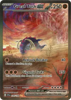 Great Tusk Ex - 246/198 - Pokemon Scarlet Violet Base Special Illustration NM - Image 1