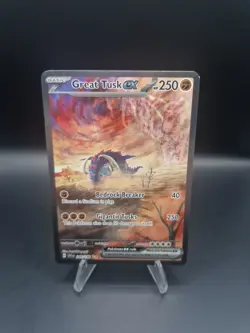 Pokemon TCG Great Tusk Ex 246/198 SIR Scarlet & Violet Base Set - English (NM) - Image 1