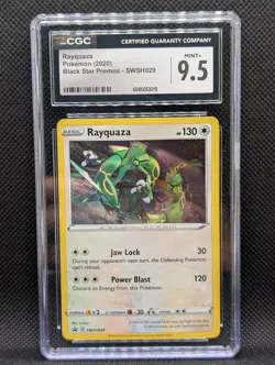 CGC 9.5 Mint+ :Rayquaza SWSH029 SWSH: Sword & Shield Promo Cards - Image 1