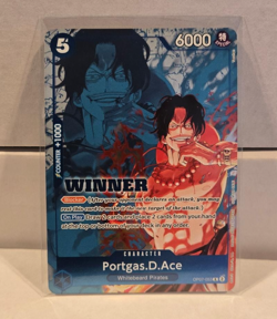 Portgas.D.Ace Winner Pack 2024 Oct.-Dec. OP07-053 One Piece Promotion Foil Card - Image 1