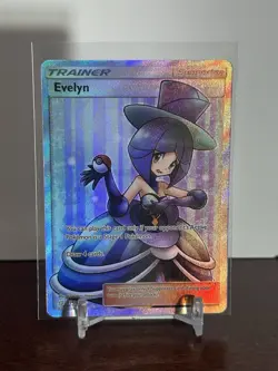 🔥POKEMON EVELYN TRAINER FULL ART HOLO CARD 175/181 TEAM UP SM🔥 - Image 1