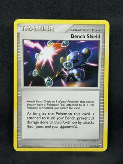 Pokemon Platinum Arceus 83/99 Card Uncommon Bench Shield HP - Image 1