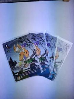 Renamon Digimon Card Game Evolution Cup Top 4 - EX4-024 - Promo - Playset X 4 - Image 2