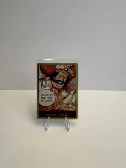 One Piece TCG Gol D. Roger OP13 Gold Don!! Card Carrrying On His Will Foil - Image 1
