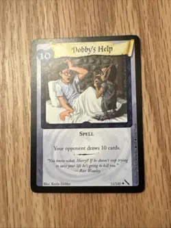 Dobby's Help Harry Potter TCG 11/140 Chamber of Secrets Rare Card Non Foil B - Image 1