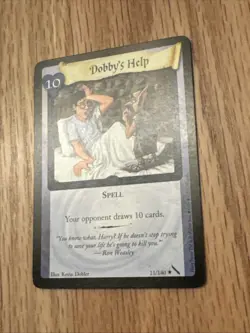 Dobby's Help Harry Potter TCG 11/140 Chamber of Secrets Rare Card Non Foil B - Image 2