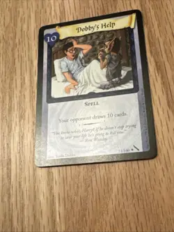 Dobby's Help Harry Potter TCG 11/140 Chamber of Secrets Rare Card Non Foil B - Image 3