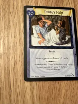 Dobby's Help Harry Potter TCG 11/140 Chamber of Secrets Rare Card Non Foil B - Image 5