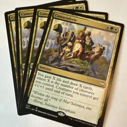 x4 Camaraderie Commander: Streets of New Capenna | Playset | VLP MTG - Image 1
