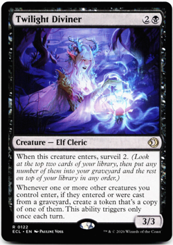 Twilight Diviner [Lorwyn Eclipsed] Magic - MTG ECL 0122 NM 💀 - Image 1