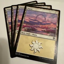 x4 Plains DMU MTG 264/281 BASIC LAND M/NM 4x Playset - Image 1