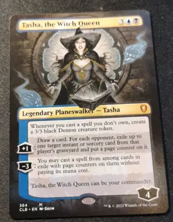 Tasha, The Witch Queen - Borderless - CLB - MTG - EN - NM - 364 - Image 1