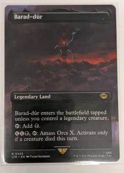 Barad-dur (0425) (Borderless) Universes Beyond: the Lord of the Rings - MTG RARE - Image 1