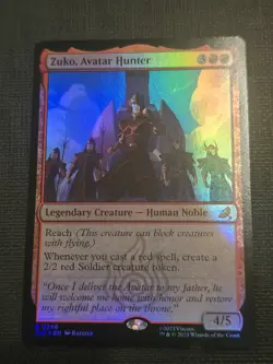 MTG FOIL Zuko, Avatar Hunter - Avatar: The Last Airbender Eternal #246 - Image 1