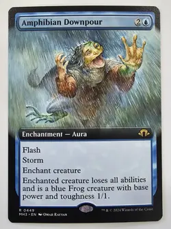 Amphibian Downpour (Extended Art) R Modern Horizons 3 #449 NM Normal - Image 1