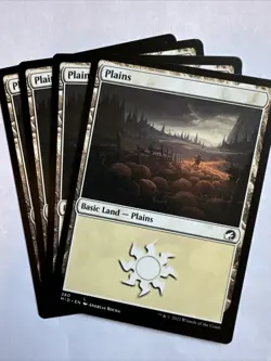 MTG Innistrad Midnight Hunt L Plains #380 PLAYSET 4x x4 - Image 1