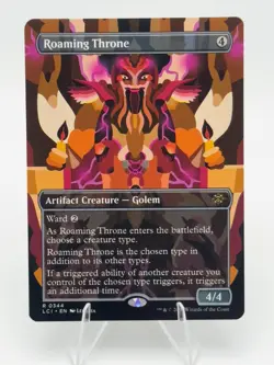 Roaming Throne (Borderless) R The Lost Caverns of Ixalan Normal 344 MTG NM - Image 1
