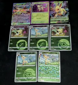 Leafeon Pokemon TCG Mixed 8 Card Bundle Includes CBB2C S-Chinese - Image 2