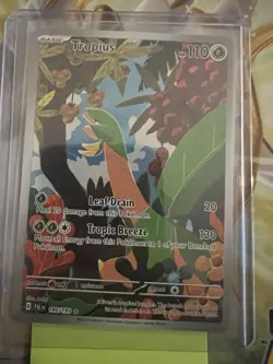 Pokemon Card TCG - Tropius 195/193 Illustration Rare Paldea Evolved Near Mint - Image 2