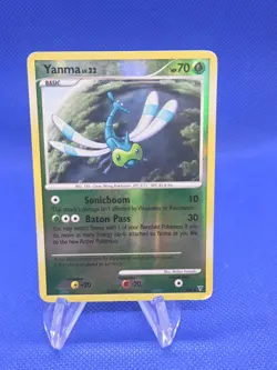 Pokemon Supreme Victors Yanma SH9 Shiny Holo Rare Reverse Holo HP/STAINED - Image 1